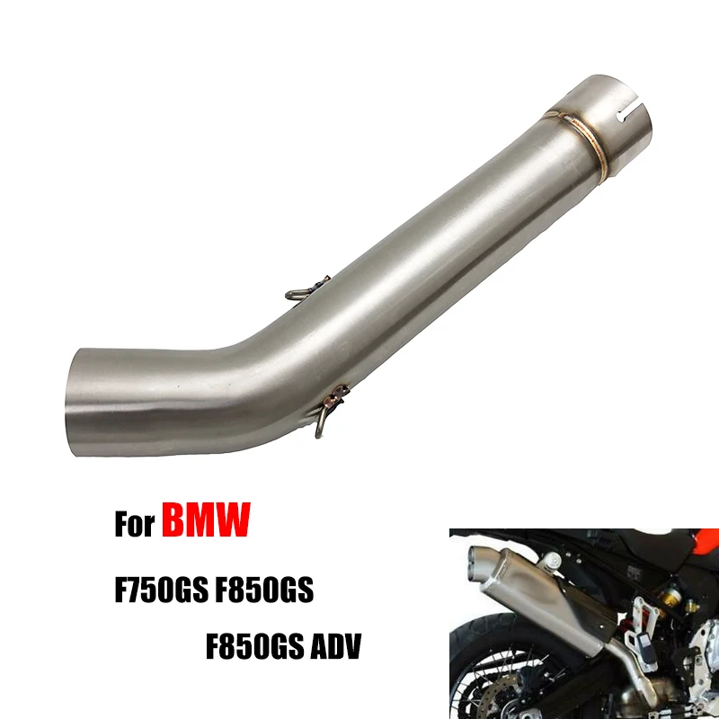 

For BMW F750GS F850GS F 850 GS ADV Adventure 2018 2019 2020 2021 Motorcycle Exhaust Muffler Mid Link Pipe Escape Slip-on