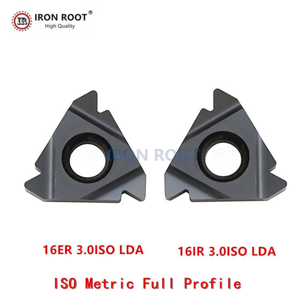 600P DESKAR Indexable Threading CNC Carbide Insert 16ER 1.5ISO  LDA  /  2.0ISO    For SER  SEL Tool Holder