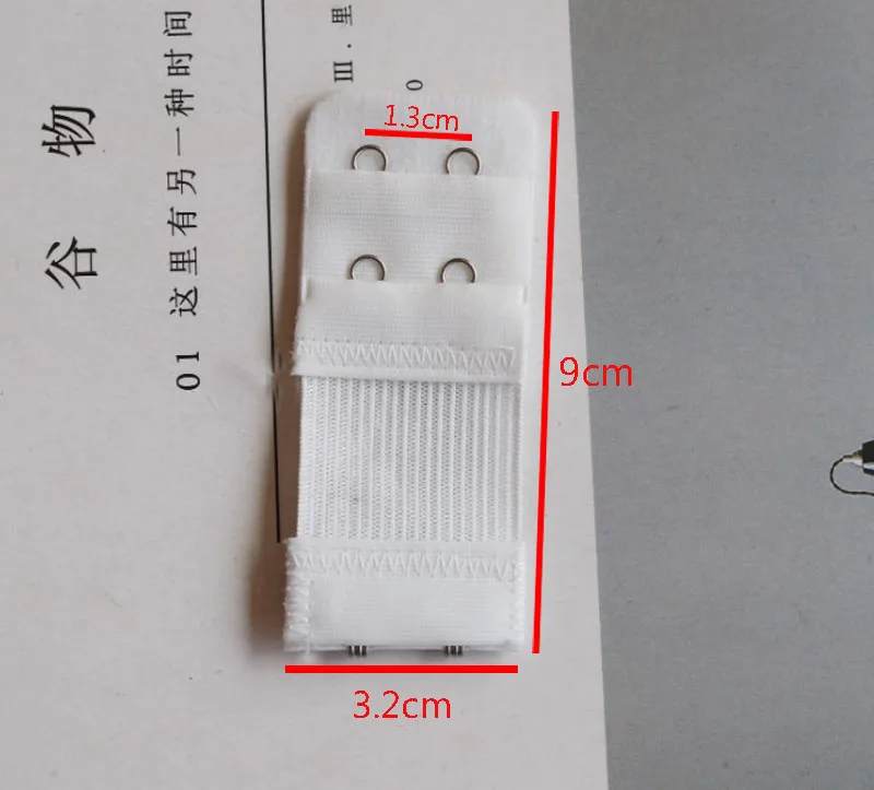 여성 브래지어 스트랩 익스텐더 2 줄 2 후크 브래지어 익스텐더 걸쇠 스트랩 바느질 도구, 친밀한 액세서리, 5 가지 색상 1 개