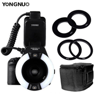 Yongnuo Speedlite YN-14EX TTL Macro Ring Flash Light +Adapter fr Canon DSLR Camera Oral Cavity Teeth Ornaments Close-up Shooting