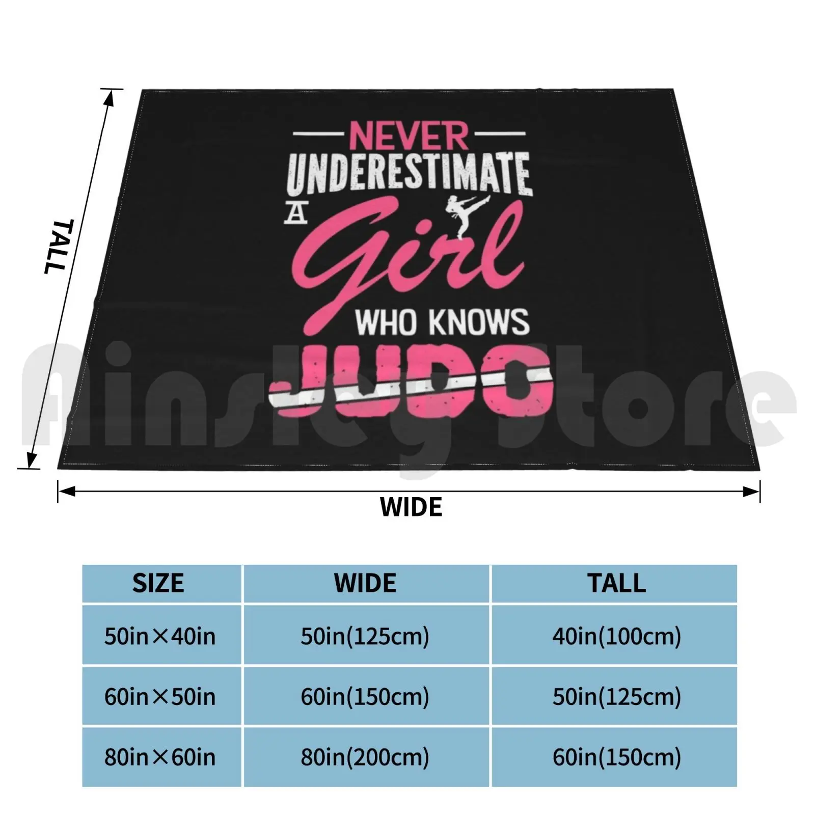 Blanket Judo Girl 1083 Judo Martial Arts Japanese Idea Judo Fighters Japan Fighters Judoka