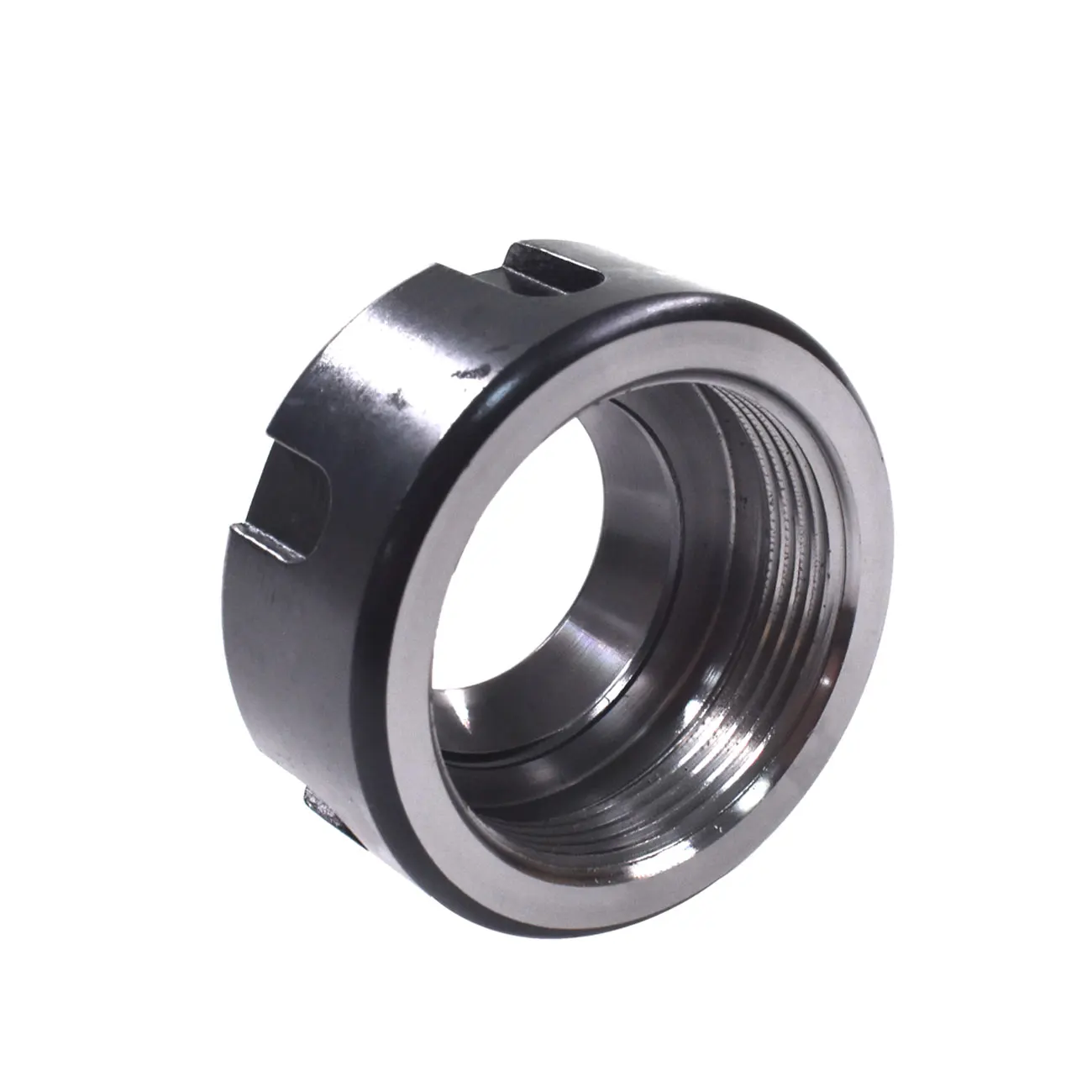 Pouvoir ER25UM Type Collet Clamping Nut for CNC Milling Chuck Holder Black NEW