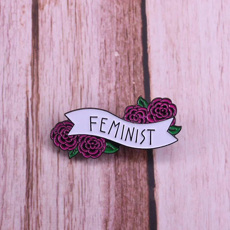 النسوية دبوس دبابيس جمع الدم قطرة فترة إيجابية تمكين الإناث GRL PWR شارة هدية للنساء