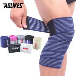 AOLIKES 1PCS Elastic Bandage Compression Knee Support Sports Strap Knee Protector Bands Ankle Leg Elbow Wrist Calf Brace Safety