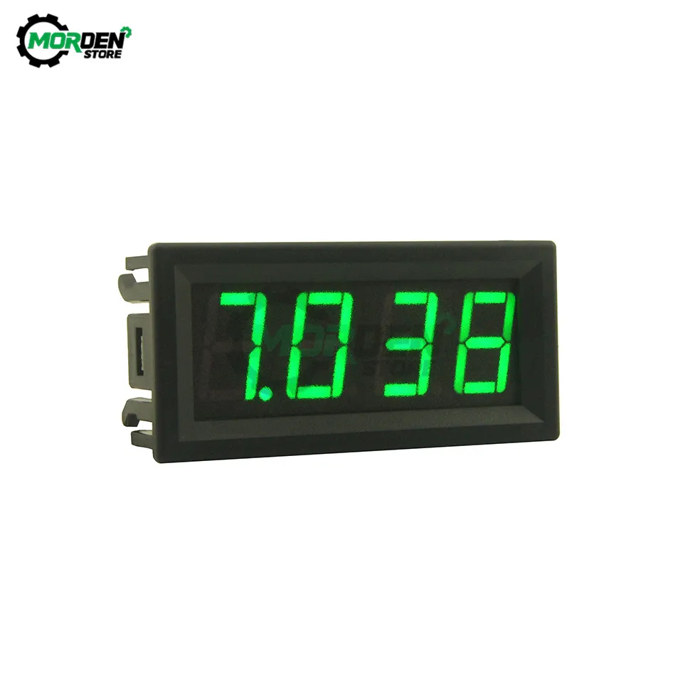 DC 0-100V 0-10A 0.56 Inch Mini 4 Bit Digital Voltmeter Ammeter LED Display Panel Voltage Current Detector Tester Meter Dropship