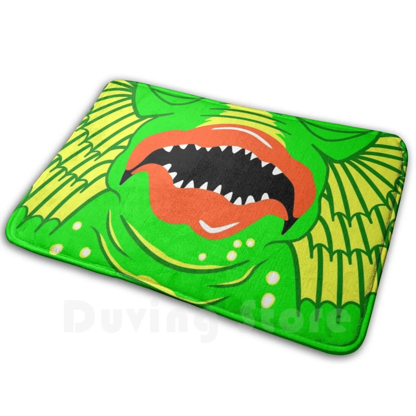 

Lagoon Creature Green Soft Non-Slip Mat Rug Carpet Cushion Creature Black Lagoon Monster