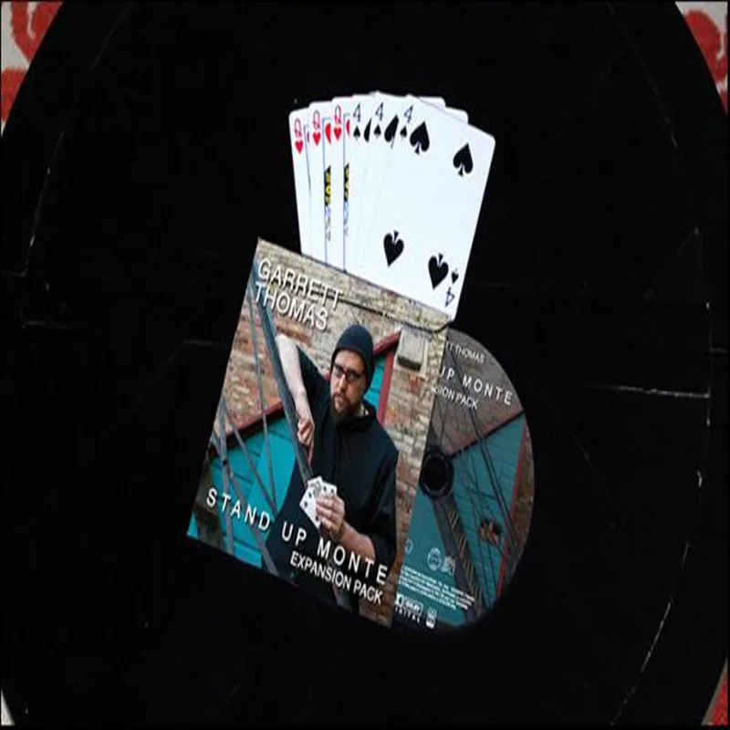 Stand Up Monte Expansion Pack(Gimmick+DVD) Card Magic Trick,Illusion,Close up magic,props,mentalism,street