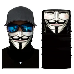 Motorcycle Face Shield Biker bandana Skull Face Mask Ghost Balaclava Mascara Moto Kominiarka Cagoule Visage Ghost foulard Moto