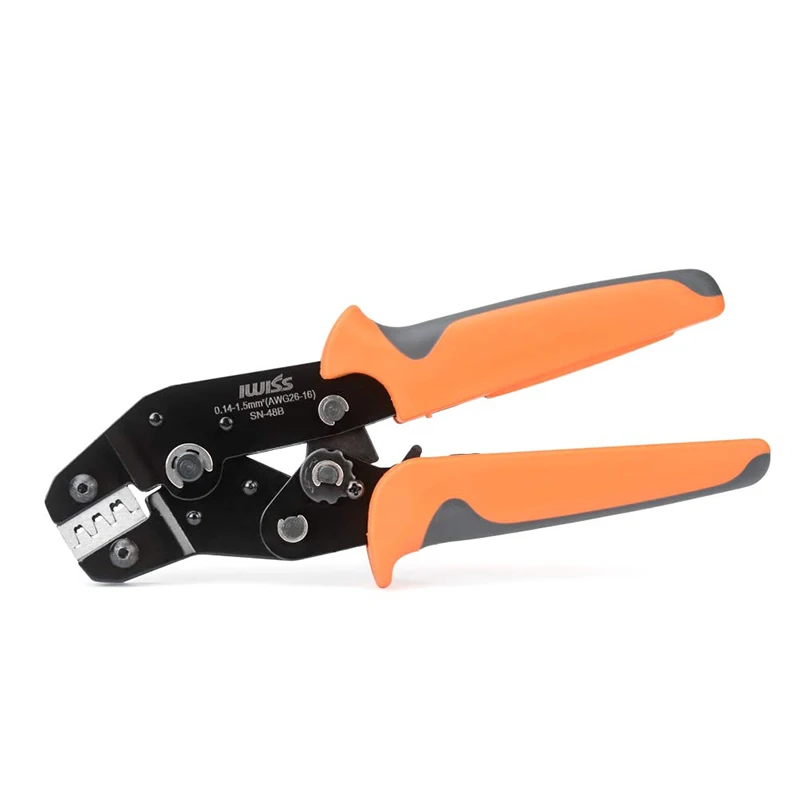 IWISS SN-48B EDM pinza a crimpare kit 300 pz 2.8/4.8/6.3 terminale a spina crimpatrice pinza a crimpare connettore a filo set di strumenti a crimpare