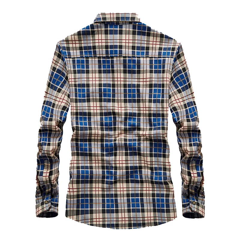 Self Defense Tactical Plaid Men Anti Cut Knife Resistant Shirt Fashion Slim Flexible Invisible Fbi Safety Clothing M-4XL 3 color