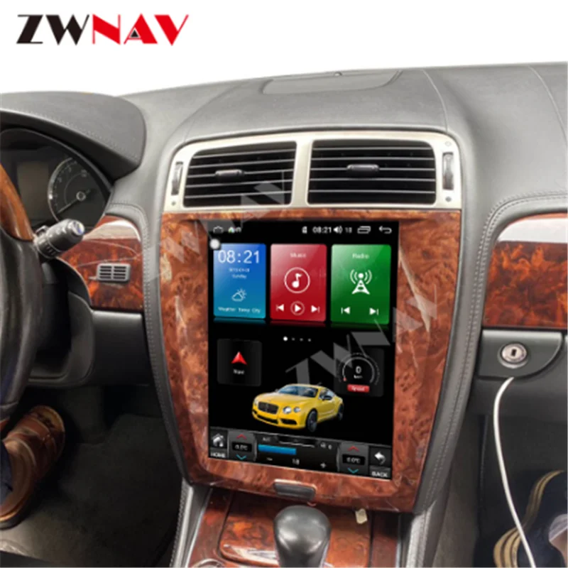 12.1 inch Android 11 IPS Split Screen For Jaguar XK Car Multimedia Video Player Car GPS Navigation Radio BT 4G/WiFi DSP Carplay