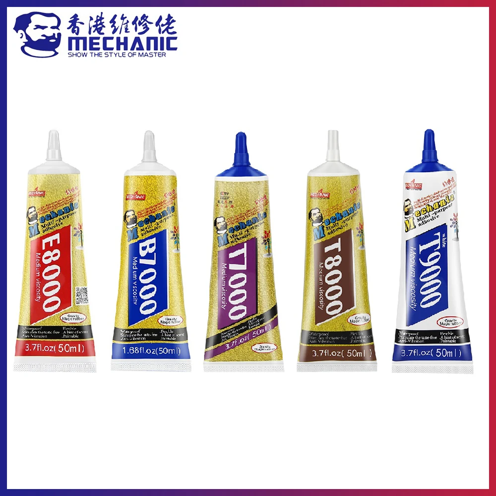 Mechanic 50ml B7000 Glue Multi Purpose Epoxy Resin Liquid Adhesive Repair Cell Phone Crafts Glass LCD Touch Screen Super Glue