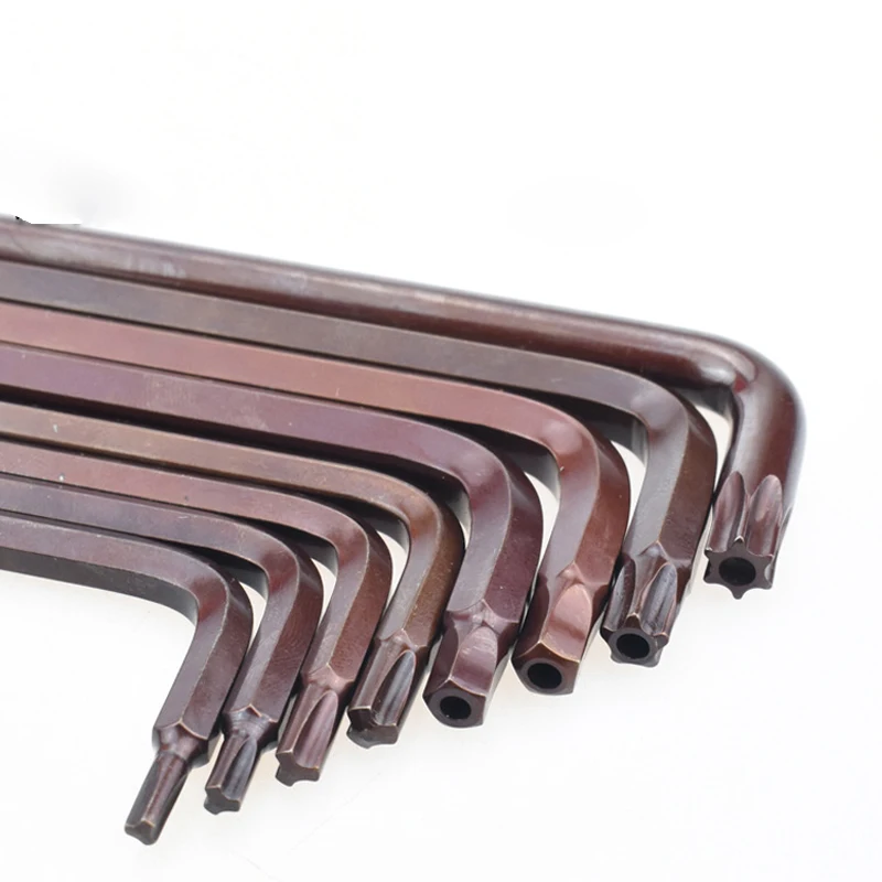 10 قطعة/الوحدة L نوع وجع حصة دراجة مفك مثقاب Y/Torx/5-Point/البنتاغون/عرافة على شكل بت أدوات TT45 Y4 Y5 Y6 Y8 M6 M8