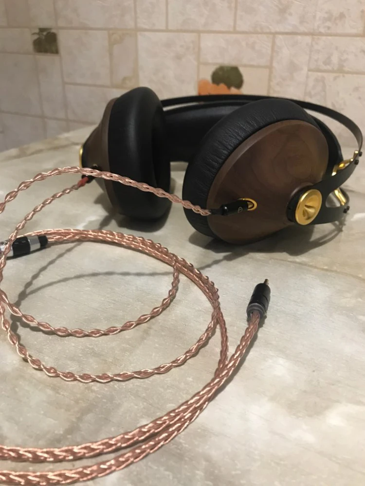 استبدال سماعات الرأس كابل ، 8 النوى ، ترقية الصوت ، Meze 99 الكلاسيكية ، Elear البؤري