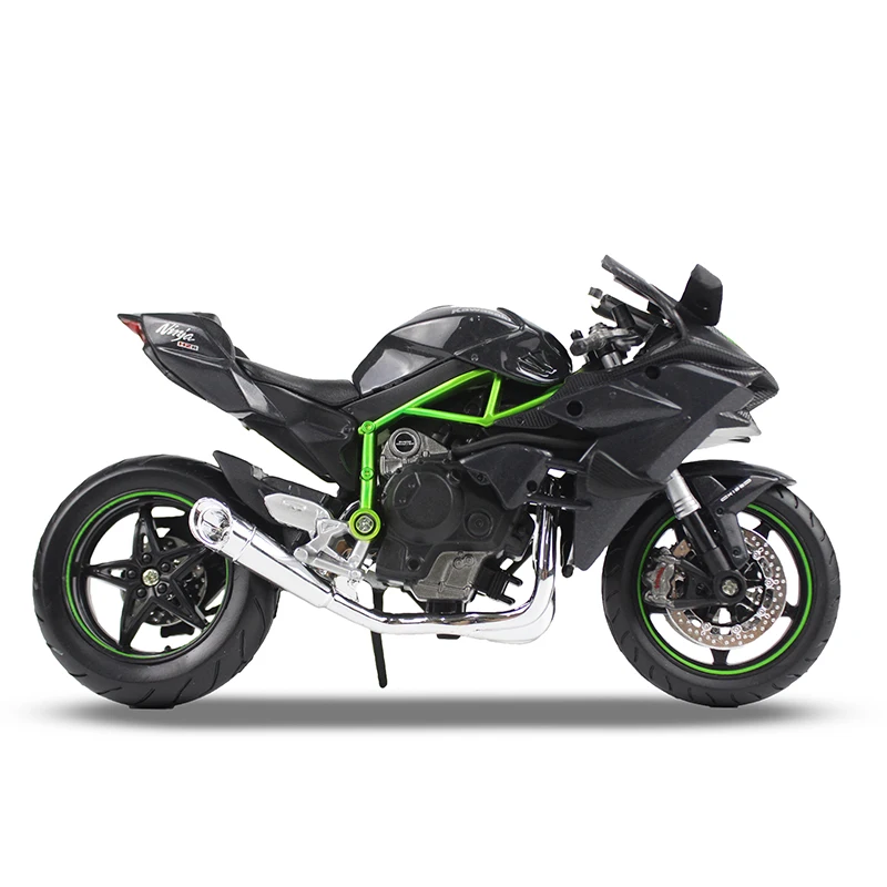 1:12 Kawasaki Ninja H2R Motorcycles Simulation Alloy Motorcycle Model Shock Absorbers Collection Toy Car Kid Gift