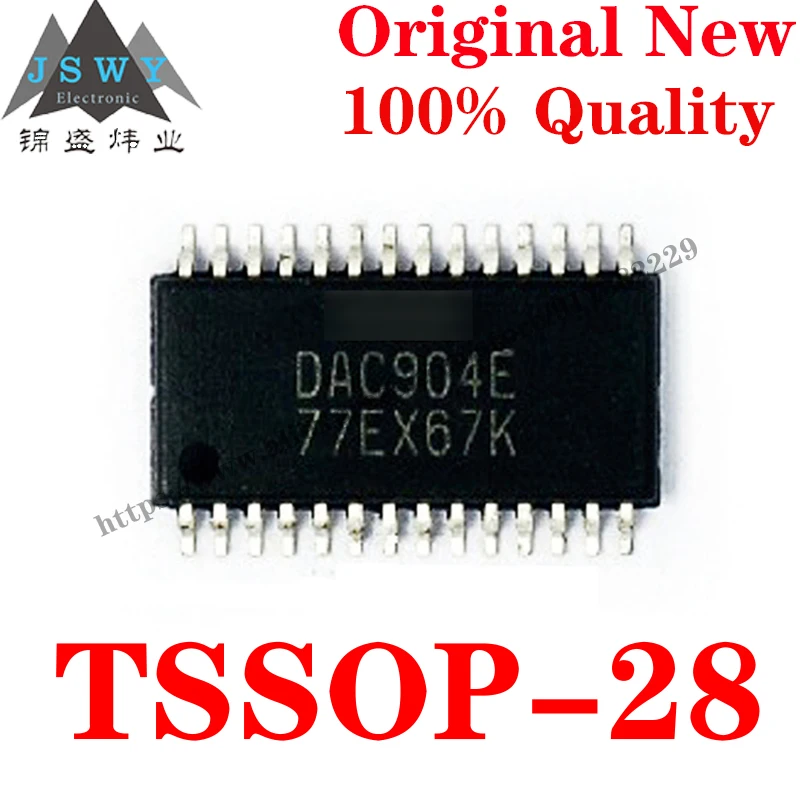 

10~100 PCS DAC904E TSSOP-28 Semiconductor Digital to Analog Converter-DAC IC Chip with for module arduino Free Shipping DAC904E