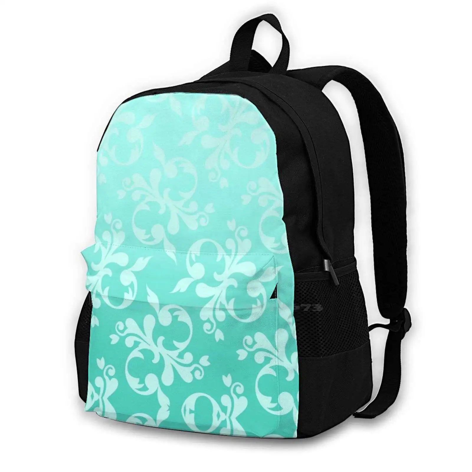 Princess Inspired Six Hot Sale Schoolbag Backpack Fashion Bags Princess Inspired Jasmine Aladdin Pretty Aesthetic Cute Teal