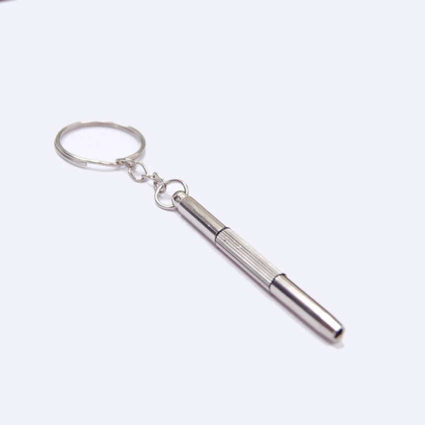 3 In 1ซ่อมแว่นตาไขควงพวงกุญแจแบบพกพา Precision ไขควงเครื่องมือสำหรับแว่นตา,แว่นตากันแดด,นาฬิกา,โทรศัพท์มือถือ