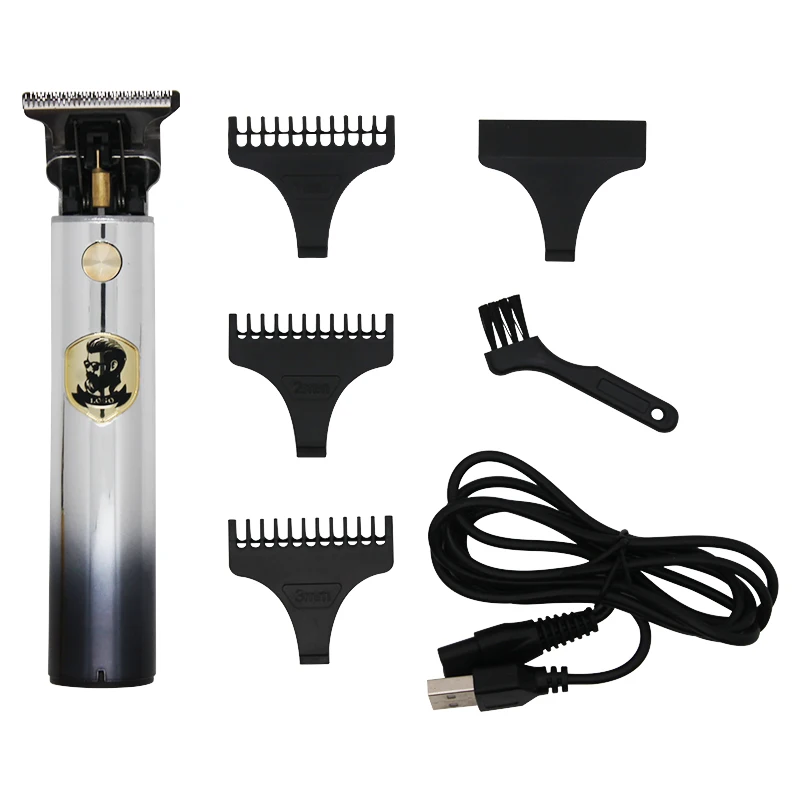 Cortadora de pelo eléctrica para hombre, afeitadora profesional de barba y Barbero, máquina de corte de 0mm, estilo de corte de pelo, pantalla de potencia, novedad de 2021