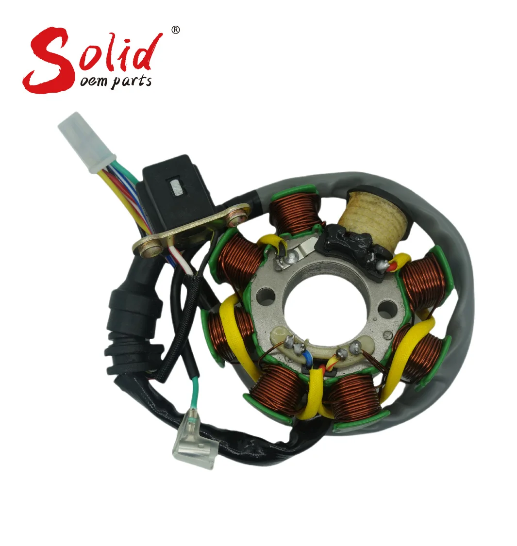 Motorcycle Magneto Coil for 8 COIL BAJAJ BOXER BM150 2012 BM100 ES/KS PF351004 BM 150cc stator coil  Stater Assly Complete