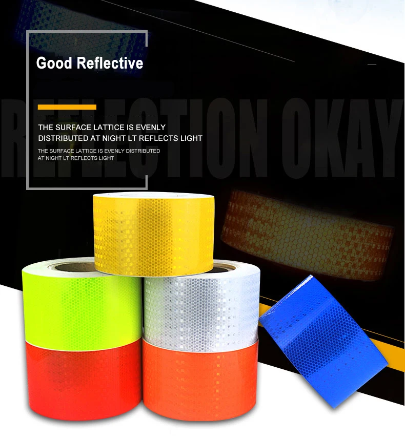 8meter Reflective Tape Fluorescent MTB Stickers Adhesive Waterproof Tape Bike Stickers Bicycle Accessories Glow in the dark 1cm