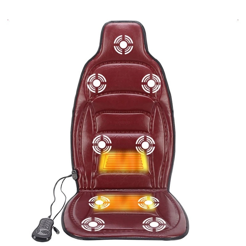 

12V Car massager multi-function general household heating cushion for leaning on of neck shoulder waist car massage cushion