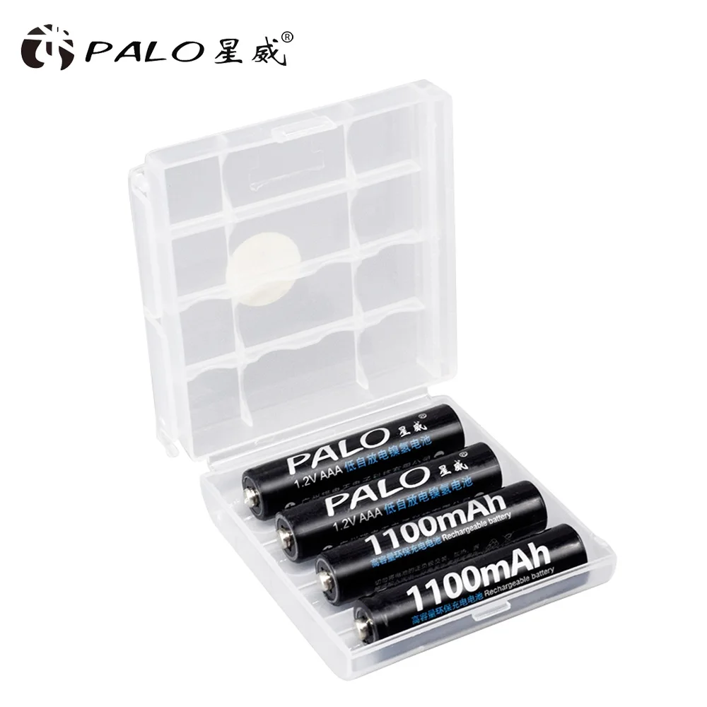 PALO 4-24pcs 1.2v NIMH AAA Bateria 3A 1100MAH AAA Bateria Recarregável baterias aaa ni-mh bateria recarregável para brinquedos de lanterna