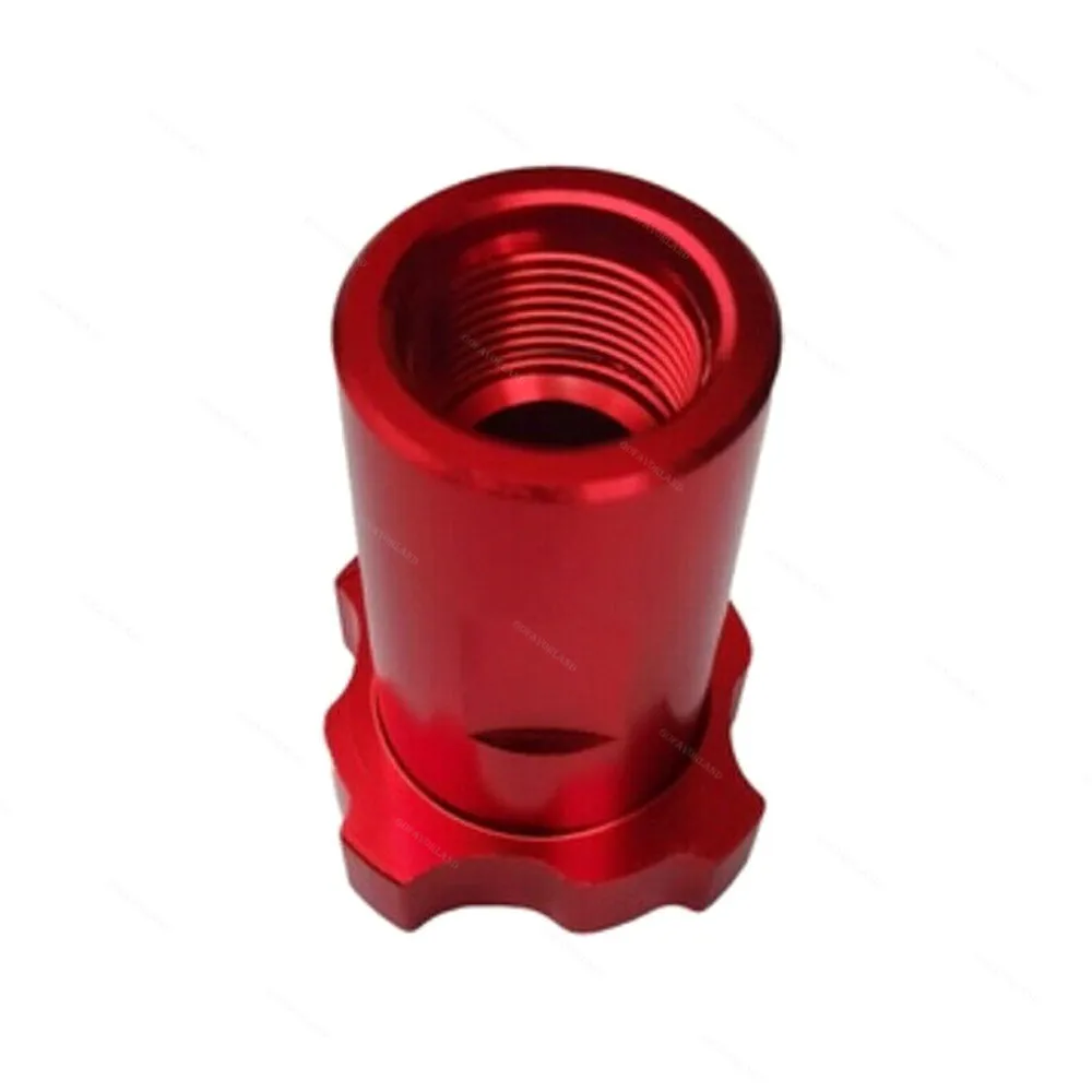 Konektor Senapan Semprot Ulir Internal M14x1mm Aluminium Merah untuk Adaptor PPS