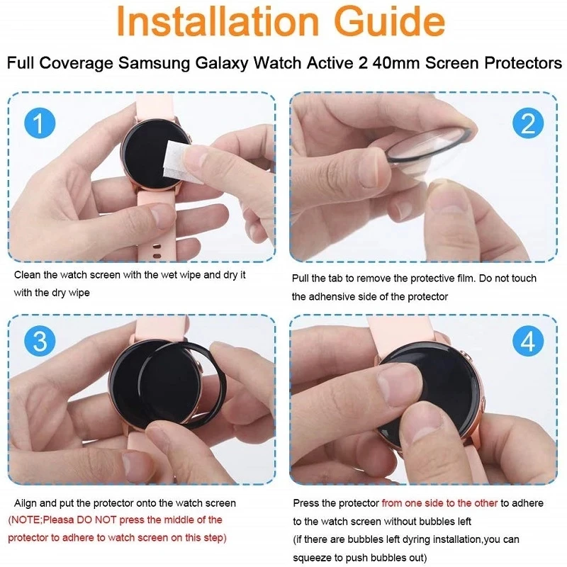 3D PMMA Screen Protector Full Coverage for For Huawei Watch GT3 GT2 42mm 46mm