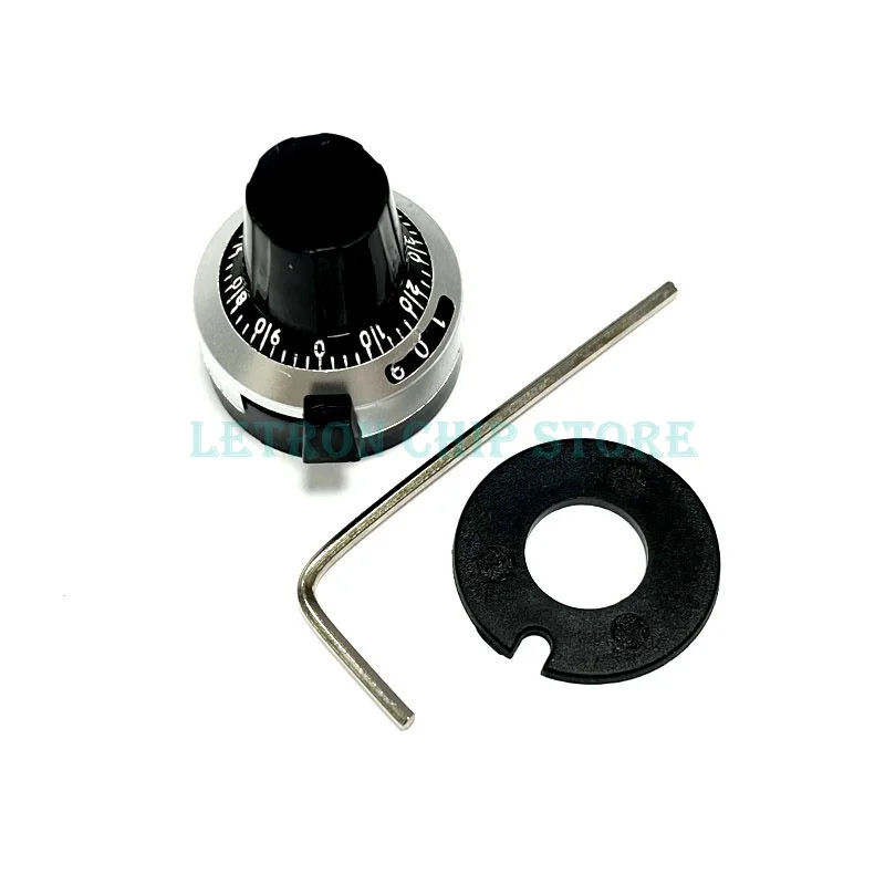 1PCS 3590S 6.35 mm precision scale knob potentiometer knob equipped with multi-turn potentiometer