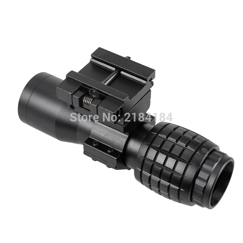 Imagem -06 - Fire Wolf-hunting Tactical Magnifier Visão Óptica Red Dot Rifle Scope Quick Flip Scope 20 mm Montagem para Caça