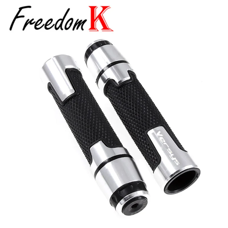 Motorcycle CNC Handle Grip ends Handlebar Grips Fit For Versys 650 1000 Versys650 Versys1000 VERSYS-X 300 300X KLE650