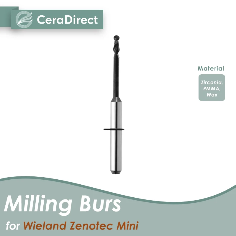 2Pieces,Milling Burs Wieland Zenotec Mini for Machine--CADCAM