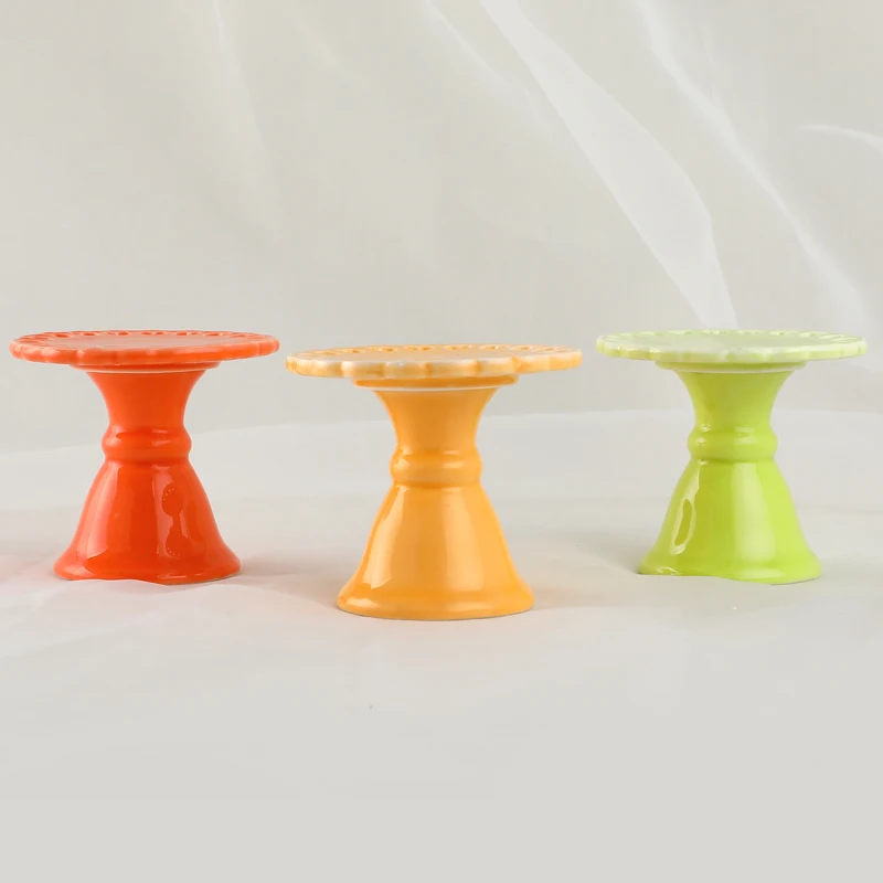 Colorful Small Ceramic Cake Stand Wedding Cake Stand Mini Cupcakes Holder Dessert Display Stand Wedding Birthday Party Decor