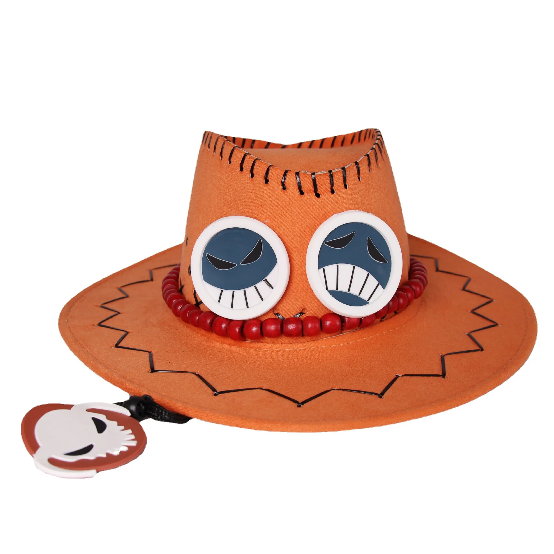 Anime D Ace Luffy Cosplay, sombreros de vaquero, hombres y mujeres, gorra de viaje, Chopper, Tony, piratas, gorras, disfraz de juguetes de Calavera, sombrero de Halloween