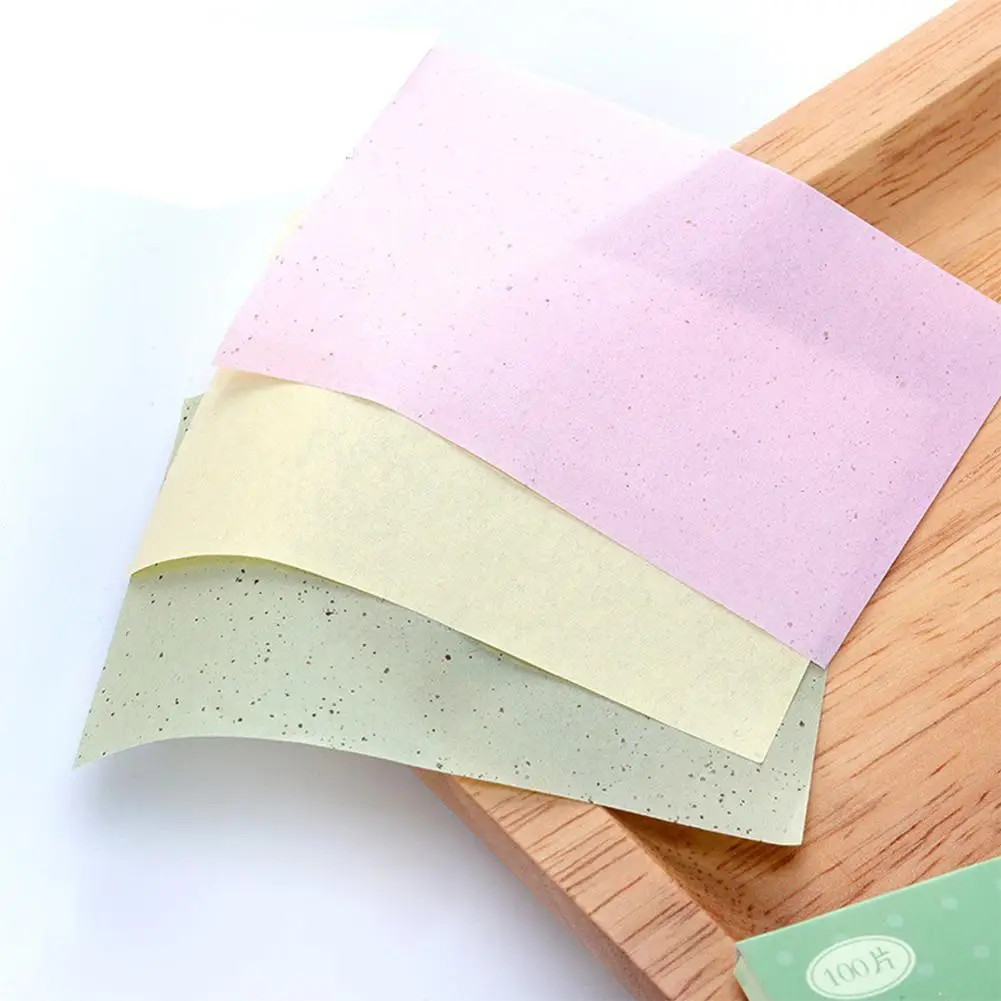 100pcs Korea Fragrant Tissue Paper Face Oil Absorbing Paper Plant Fibres Breathable Blotting Handkerchief Color Random Delivery