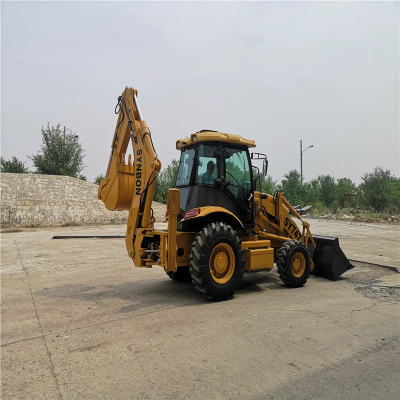 Hydraulic Control  Backhoe Loader Excavator Bucket   Farm Garden Machine SY747