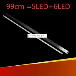 10pcs/SET 5pcs R & 5pcs L strip for Changhong 50inch 50A1 50S1 50D3700I LED50D2000I light bar CHGD50LB31 SVJ500A37 LB-C500F15