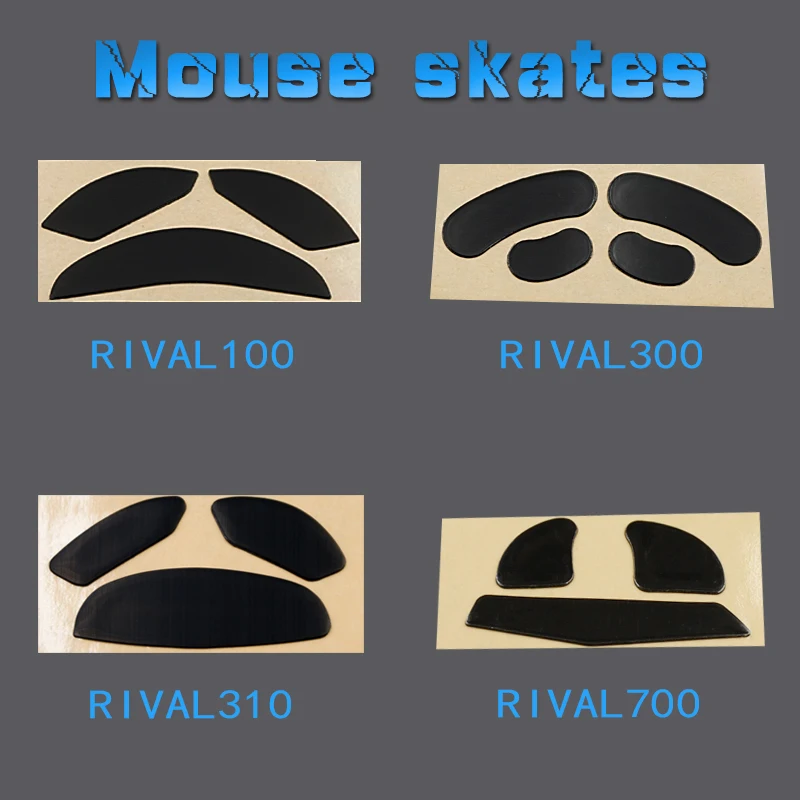 Mouse Skates for Steelseries Rival 3 700 710 600 650 500 310 300 300S 110 100 106 95 rescuers OPTICAL 0.6MM Gaming Replace foot