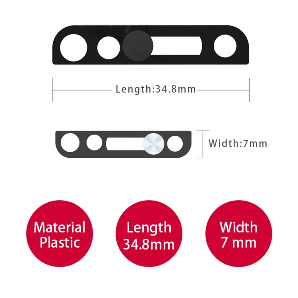 Front Camera Slider Webcam Cover Lens Sticker For iPhone X XS 11 12 ProMax Mini Phone Lens Privacy Cap Accessories