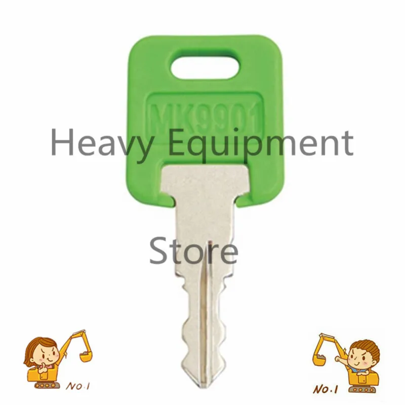 

1 PC MK9901 For FIC code 9901- M / 6601 New Style Rv-Motorhome-Master Green Key