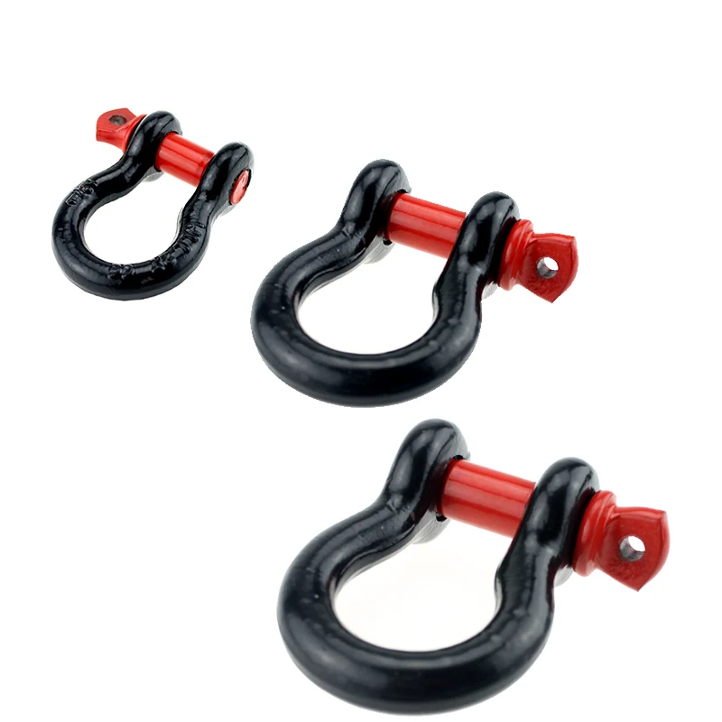 Shackles D Ring Shackle Rugged Off Road Shackles 8/19/26 Ton Maximum Break Strength with 15/20/23mm Pin Heavy Duty D Ring