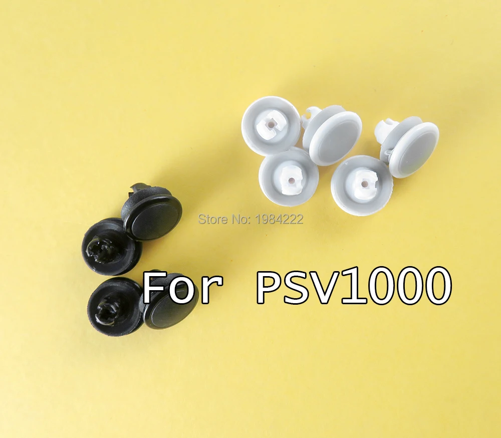 

3D Analog Joystick cap Button Joystick Rocker cap For PSV1000 Psvita 1000 PSV 1000 White Black 80pcs