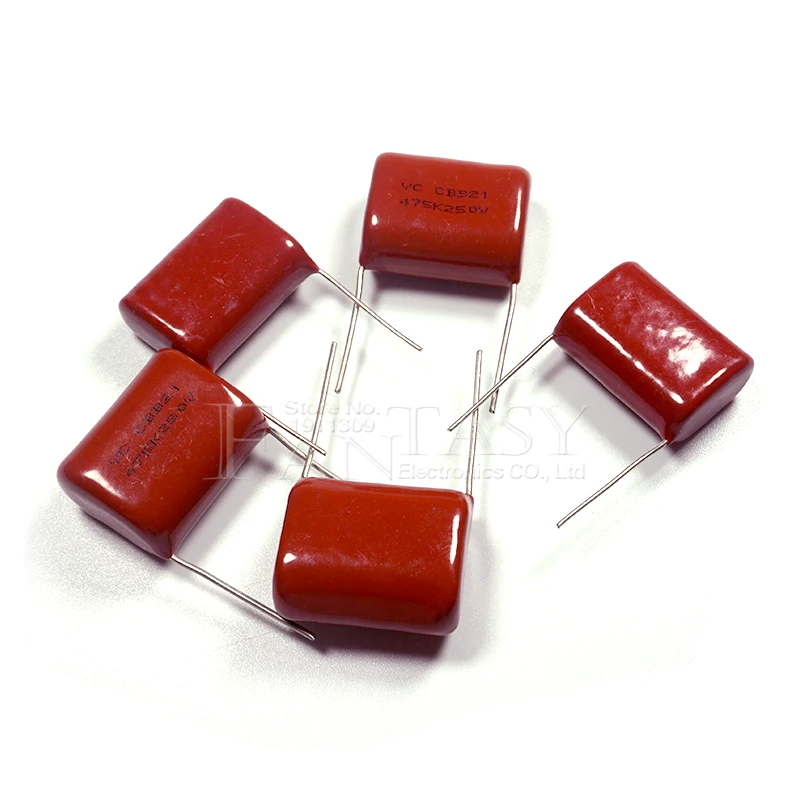 10PCS 250V475J 250V 4.7UF 475 CBB Polypropylene film capacitor 474 470NF 473 47NF 684 680NF 225 2.2UF 105 1UF 104 100NF 0.1UF