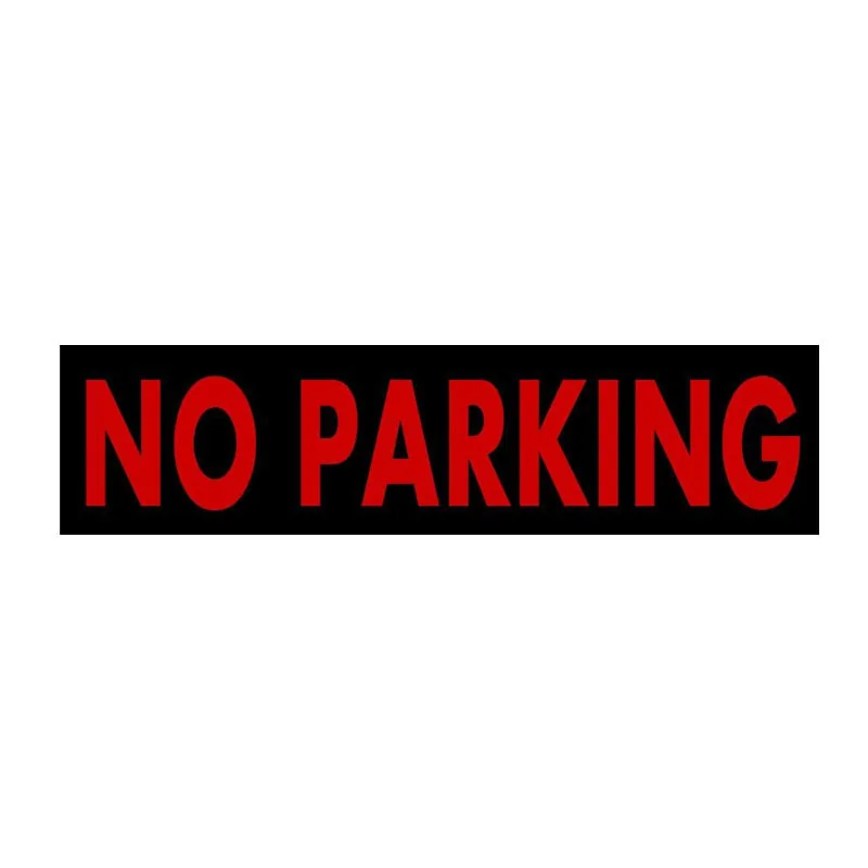 

17.3CM*4.5CM 1 Pcs Warning Funny No Parking Personality PVC Decal Car Sticker for Chrysler Sticker