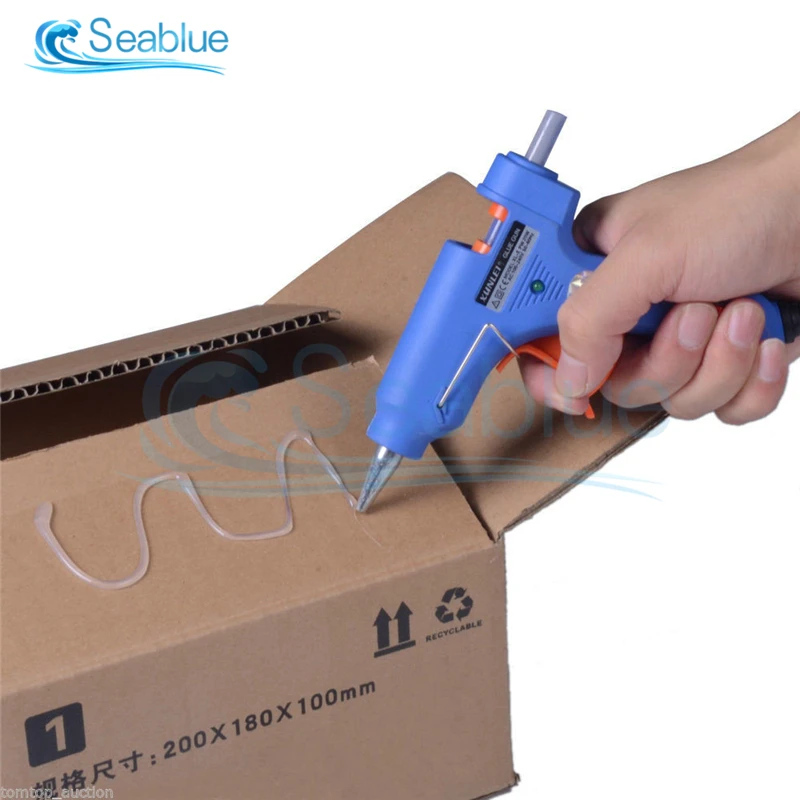 110V 220V 20W High Temperature Heater Hot Melt Glue Gun Repair Tool Mini Heat Gun US/EU Plug Use 7MM Hot Melt Glue Stick