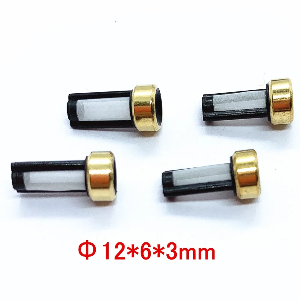 500pcs free shipping  fuel injector micro basket filter size 12*6*3mm for bos*h universal injection repair kit for Audi Ford car