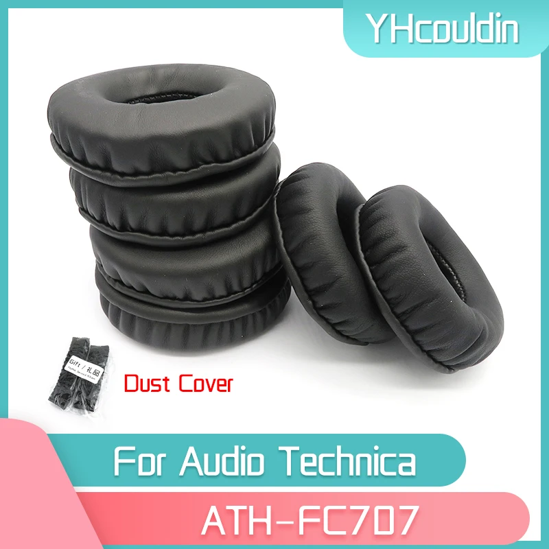 YHcouldin Earpads For Audio Technica ATH-FC707 ATH FC707 Headphone Accessaries Replacement Wrinkled Leather