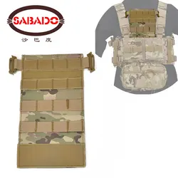 Tactical Front Panel MOLLE Vest Chest Rig Platform Modular for MK3 MK4 MFC2.0 Quick Release Plate Hunting Airsoft Accessories