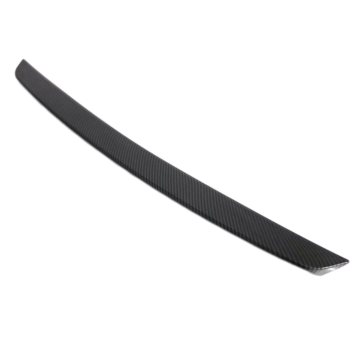 Carbon Fiber Rear Tail Trunk Spoiler Cover Trim Fit For Honda Civic Hatchback 2020 2021 Protector Accessories